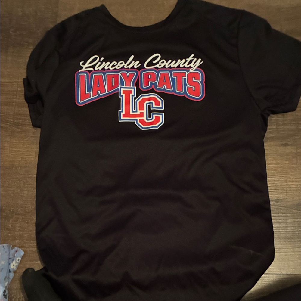 Black Lincoln County Lady Pats T-Shirt